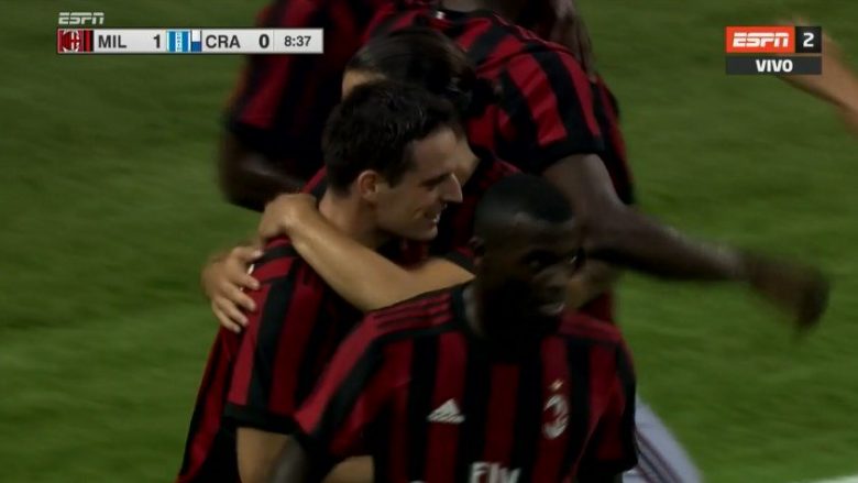 Bonaventura kalon Milanin në epërsi ndaj Craiovas (Video)