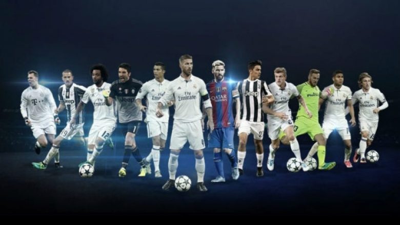 Të nominuarit për çmimet e Ligës së Kampionëve dominohen nga Real Madridi (Foto)