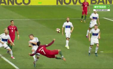 Ronaldo kalon Portugalinë në epërsi me një gol të ‘çmendur’ (Video)