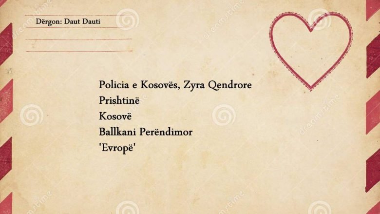 Kjo letër i dërgohet Policisë së Kosovës, por mund ta lexoni edhe ju që nuk jeni policë