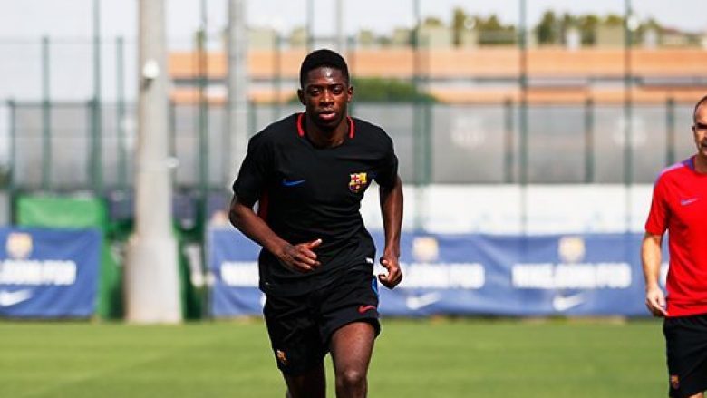 Dembele paraqitet në stërvitje, i gatshëm për debutim (Foto)