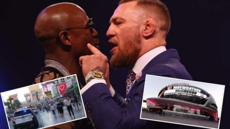 Mayweather-McGregor, frikë nga atentatet para dhe gjatë përballjes – Masa ekstreme nga policia (Foto)