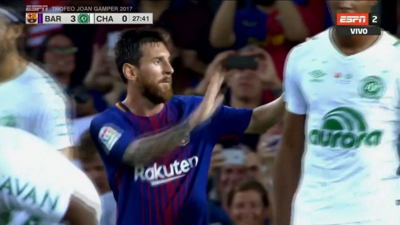 Messi trefishon epërsinë ndaj Chapecoenses me një gol të bukur (Video)