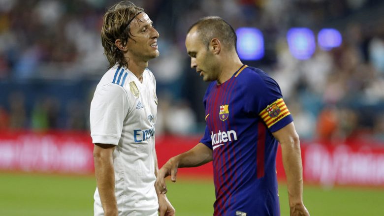 Modric nuk do të luajë në ndeshjen e parë kundër Barcelonës, ai u suspendua në vitin 2014