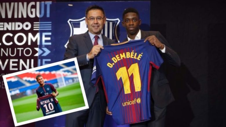 Dembele flet për Neymarin gjatë prezantimin