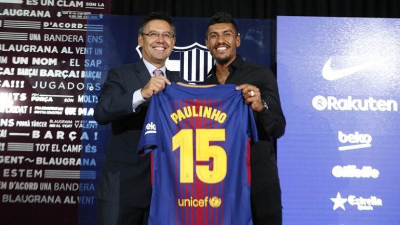Paulinho dështon qysh në prezantim me manovrim të topit, gjendja e tij tragji-komike sikur e Barcelonës (Video)