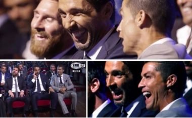 “Forja” e Cristiano Ronaldos e cila e bëri Messin të qeshë në ndarjen e shortit (Video)