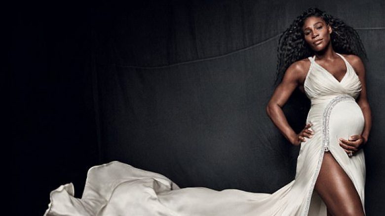 Serena Williams tregon barkun për “Vogue” (Foto)