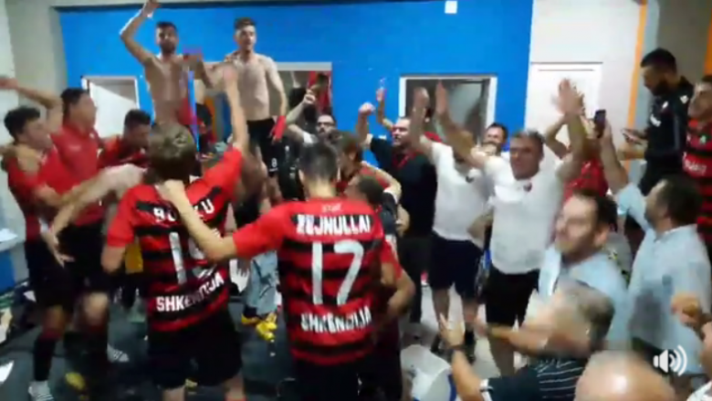 Festa e Shkëndijës pas arritjes në ‘Play-Off’ të Ligës së Evropës (Video)