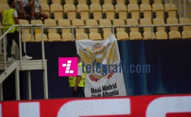 ‘Real Madrid Club Albania’ shpalos stemën në stadium (Foto)