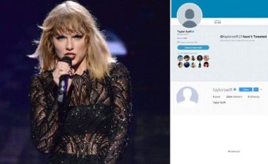 Taylor Swift “zhduket” nga rrjetet sociale, fshin gjithçka! (Foto)