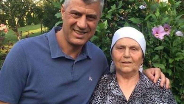 Presidenti Thaçi uron nënën e tij për ditëlindje (Foto)