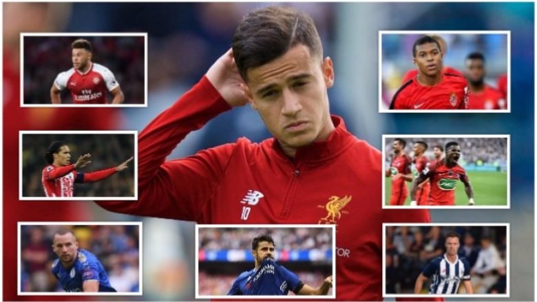 Dhjetë transferimet që mund të ndodhin në ditët e fundit të afatit kalimtar – Coutinho, Mbappe dhe Sanchez emrat më të përfolur (Foto)