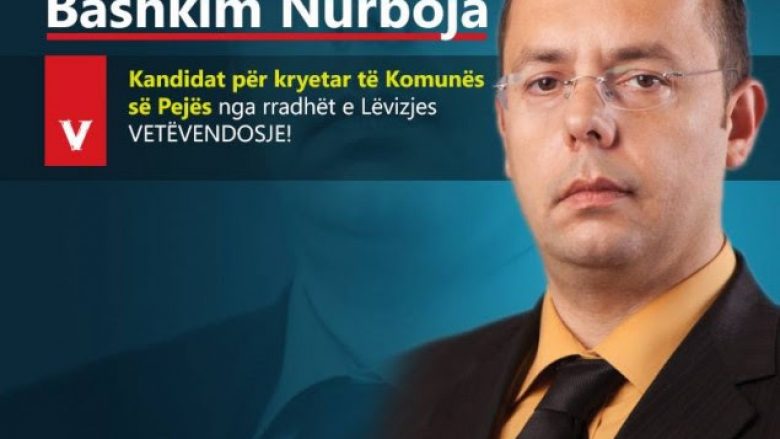 Bashkim Nurboja kandidat i Vetëvendosjes për kryetar të Pejës