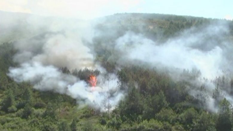 QMK-Maqedoni: Janë shuar tre zjarre në hapësira të hapura