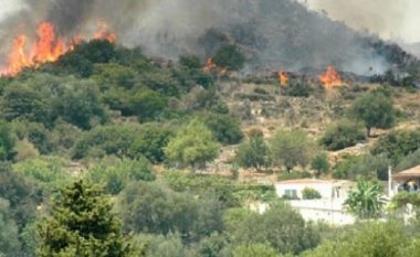 Zjarr në fshatin Moshticë