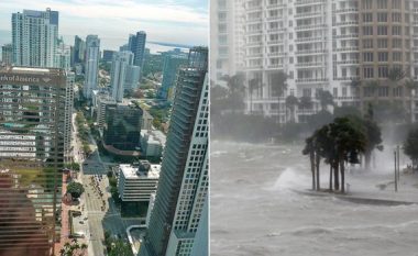 Pamje nga qendra e Majamit – para dhe pas uraganit Irma (Foto/Video)