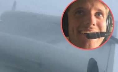 Realizon fluturimin e rrezikshëm në mes të uraganit Irma, derisa erërat lëviznin me shpejtësi prej 300 kilometra në orë (Video)