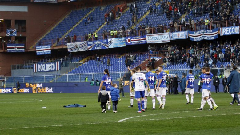 Shtyhet ndeshja Sampdoria – Roma