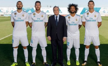 Perez pozon me kapitenët e Real Madridit, Benzema është risia