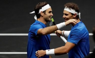 Nadal dhe Federer bëjnë historinë: Fitojnë së bashku në Laver Cup (Foto/Video)