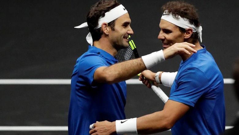 Nadal dhe Federer bëjnë historinë: Fitojnë së bashku në Laver Cup (Foto/Video)