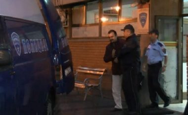 Dalja e Edmond Themelkos nga stacioni policor në Shkup (Video)