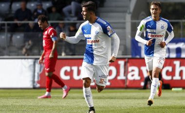 Fazliu vazhdon shkëlqimin në Zvicër, gol në fitoren e Grasshopperit