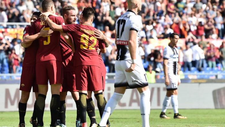 Roma vazhdon me fitore, mposhtë lehtësisht Udinesen (Video)