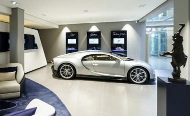 Bugatti me lokal të ri ekspozues, mbi njëqind metra katrorë luks të mahnitshëm (Foto)