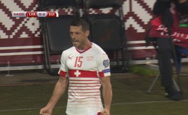 Pasi humbi penalltinë, vjen goli për Xhemailin ndaj Letonisë (Video)