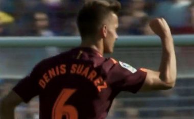 Barça barazon rezultatin ndaj Getafes me golin e bukur të Denis Suarez (Video)