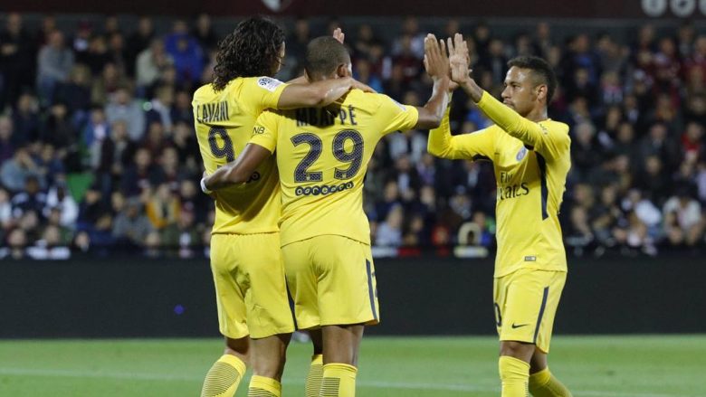 Metz 1-5 PSG, notat e lojtarëve – Neymar notë maksimale, Cavani dhe Mbappe shkëlqejnë