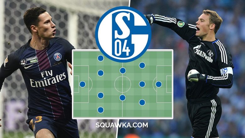 Formacioni i frikshëm i Schalkes sikur mos t’i shiste lojtarët e mëdhenj (Foto)