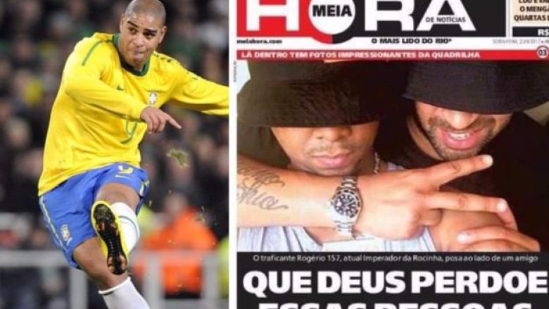 Adriano flet për fotografinë me kriminelin e shumë kërkuar brazilian: Historia nuk do të përfundoj këtu (Foto)