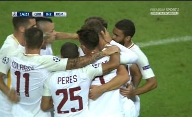 Dy gola të shpejtë nga Roma ndaj Qarabag (Video)