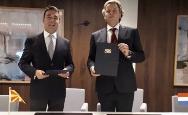 Holanda dhe Maqedonia nënshkruajnë deklaratë për bashkëpunim dhe partneritet