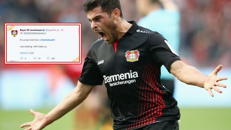 “Po bëjmë shaka, VAR na urren”, Leverkusen‏i bën shaka me tifozët (Foto)