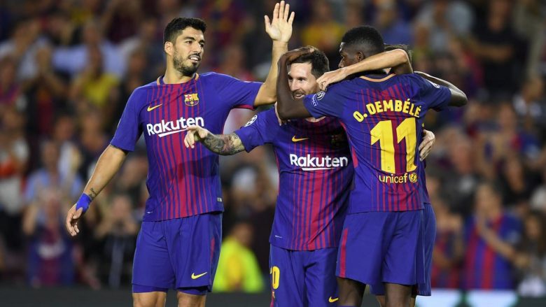 Barca që 23 ndeshje në grup pa humbje, me numër golash monstruoz (Foto)