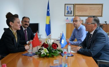 Hamza priti në takim ambasadoren e Turqisë