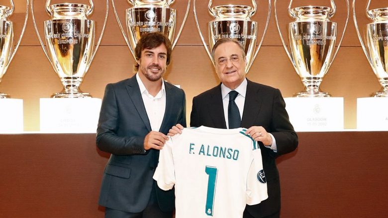 Fernando Alonso bëhet ambasador i Real Madridit (Foto)