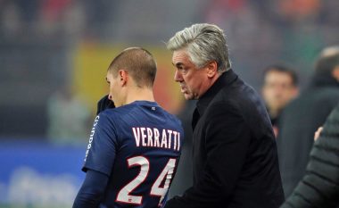 Ancelotti: Verratti nuk e donte Barçën, por kontratë të re