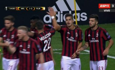 Andre Silva kalon Milanin në epërsi ndaj Rijekas (Video)