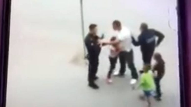 Arrestohet një burrë, fëmijët tentojnë “ta mbrojnë” – Policia e Kosovës thotë se ishte nën ndikim të alkoolit (Video)