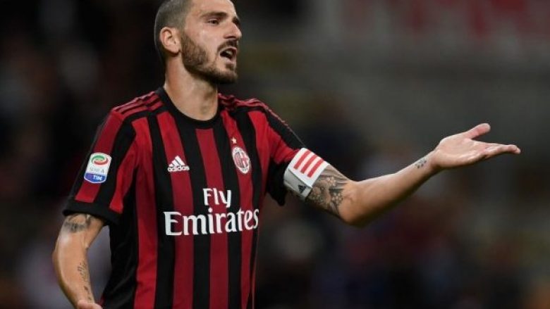 Leonardo Bonucci po fajësohet për mbrojtjen e dobët të Milanit