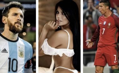 Miss bumbum e harron Messin, pozon për Cristiano Ronaldon (Foto)