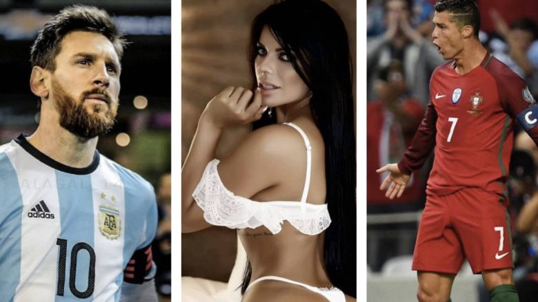 Miss bumbum e harron Messin, pozon për Cristiano Ronaldon (Foto)