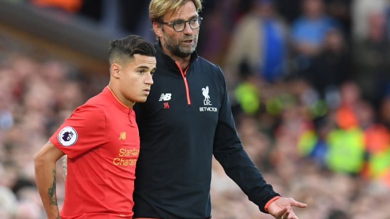 Klopp publikon listën për ndeshjen ndaj Man Cityt, Coutinho nuk ftohet