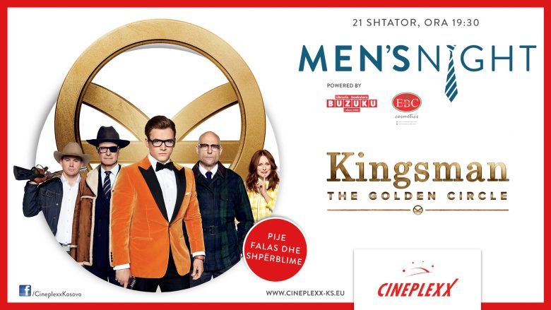 Cineplexx organizon eventin “Men’s Night – Kingsman: The Golden Circle” me shpërblime dhe aktivitete! (Foto)