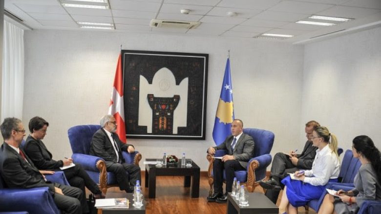 Haradinaj merr konfirmimin e Zvicrës për vazhdimin e mbështetjes për Kosovën